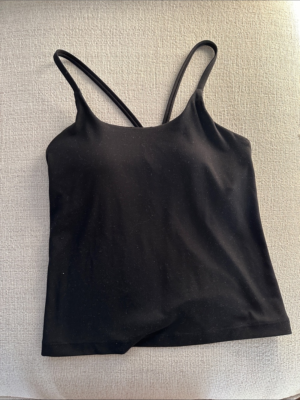 Athleta Black Slim-Strap Cami Top